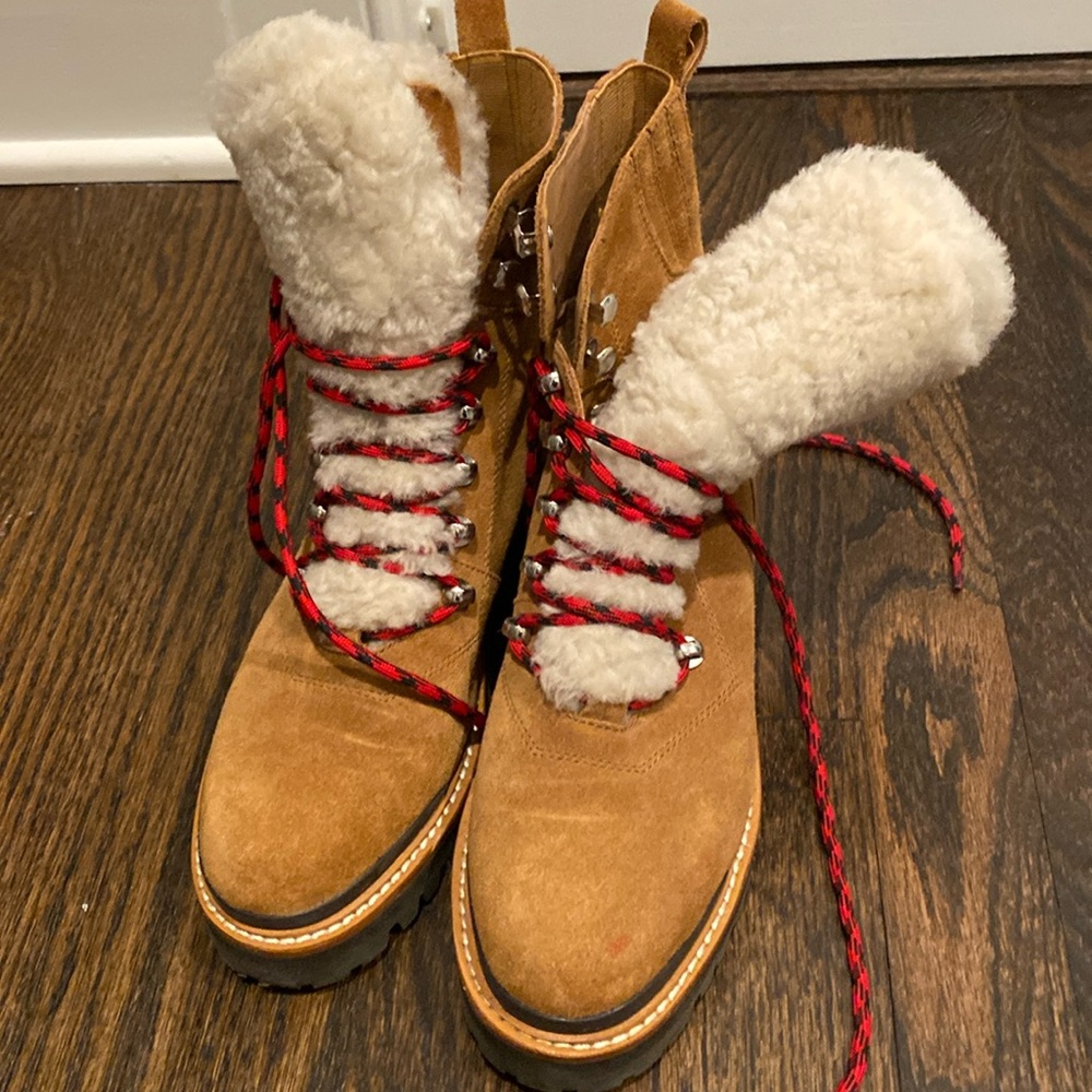 Marc Fischer Sherpa Suede Boots